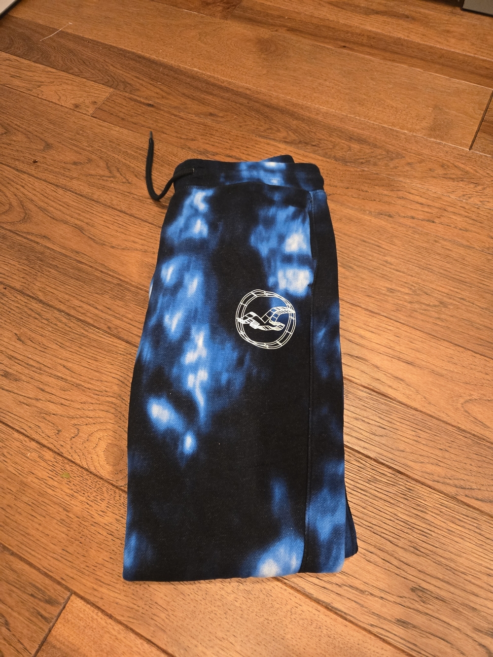 Hollister Blue and Black Tie-Dye Men's Joggers